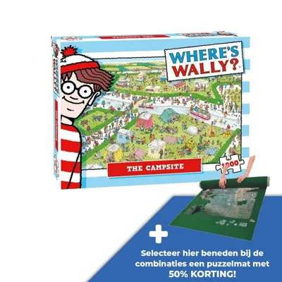 Puzzel wheres wally campsite 1000st