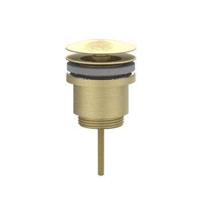 Design Afvoerplug IVY Always Open Geborsteld Mat Goud PVD