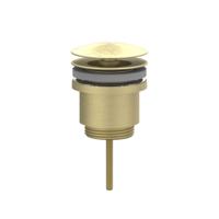 Design Afvoerplug IVY Always Open Geborsteld Mat Goud PVD