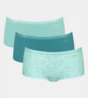 3-pack Crush Go dames boxershorts - Biologisch Katoenen dames onderbroeken - Multipack vrouwen ondergoed
