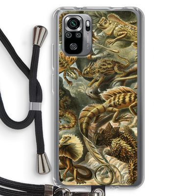 Haeckel Lacertilia: Xiaomi Redmi Note 10S Transparant Hoesje met koord