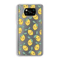 Citroenen: Xiaomi Poco X3 NFC Transparant Hoesje Citroenen: Xiaomi Poco X3 NFC Transparant Hoesje