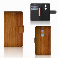 Nokia 7 | Book Style Case | Donker Hout