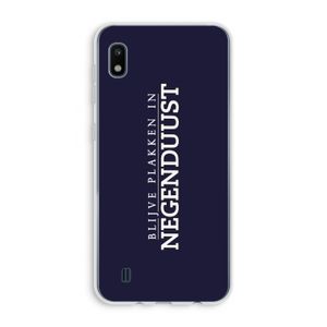 Blijve plakken in Negenduust: Samsung Galaxy A10 Transparant Hoesje