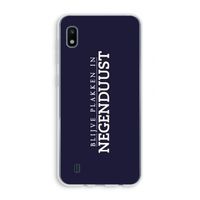 Blijve plakken in Negenduust: Samsung Galaxy A10 Transparant Hoesje