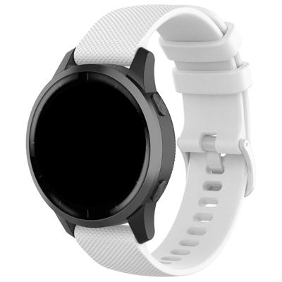 Samsung Galaxy Watch 4 Gesp Siliconen Band - Wit