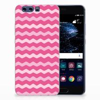 Huawei P10 Plus TPU bumper Waves Pink