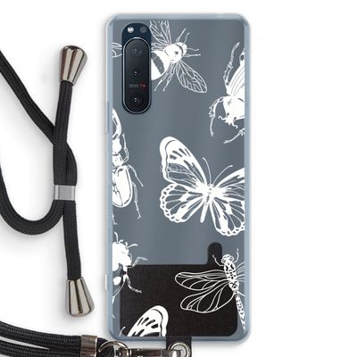 Tiny Bugs: Sony Xperia 5 II Transparant Hoesje met koord
