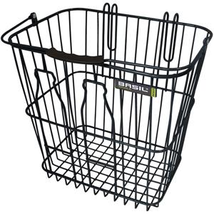 Basil bottle basket - fietsmand - achterop -zwart