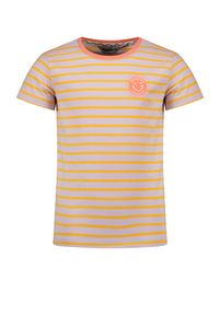 Moodstreet Meisjes t-shirt gestreept - Lavender