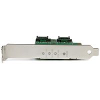 StarTech.com 3-poorts M.2 SSD (NGFF) adapter kaart- 1 x PCIe (NVMe) M.2, 2 x SATA III M.2 PCIe 3.0 - thumbnail