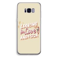 Pizza is the answer: Samsung Galaxy S8 Plus Transparant Hoesje