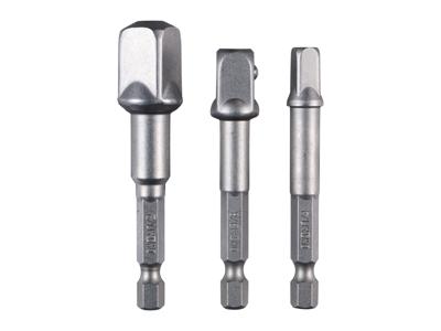 PARKSIDE Bits, bithouder, bitadapter of diepte-aanslagset (Vierkante adapter PVA 4 A1 3-delig)