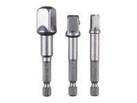 PARKSIDE Bits, bithouder, bitadapter of diepte-aanslagset (Vierkante adapter PVA 4 A1 3-delig)