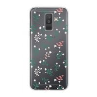 Small white flowers: Samsung Galaxy A6 Plus (2018) Transparant Hoesje Small white flowers: Samsung Galaxy A6 Plus (2018) Transparant Hoesje