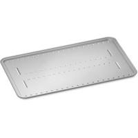 Weber opvangschalen blik (zilver, 4 stuks)