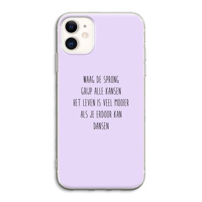 Sprong: iPhone 11 Transparant Hoesje