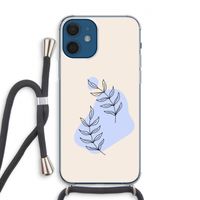 Leaf me if you can: iPhone 12 Transparant Hoesje met koord
