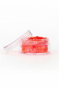 Chunky glitter 8ml fluor oranje