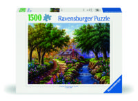 Ravensburger puzzel Cottage bij de rivier 1500 stukjes