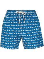 MC2 Saint Barth short de bain imprimé à lien de resserrage - Bleu MC2 Saint Barth short de bain imprimé à lien de resserrage - Bleu