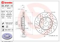 Brembo Remschijven 09.A727.1X - thumbnail