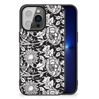 iPhone 13 Pro Bloemen Hoesje Black Flowers