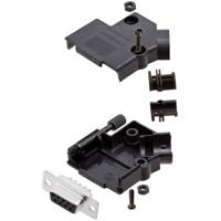 Amphenol L17D45PK-P-25+L77SDB25S D-sub female connectorset 45 ° Aantal polen: 25 Soldeerkelk 1 stuk(s)