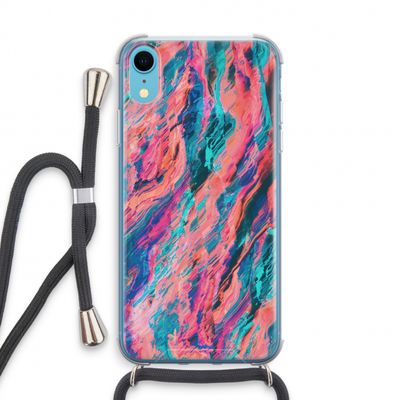 Electric Times: iPhone XR Transparant Hoesje met koord