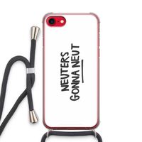 Neuters: iPhone SE 2020 Transparant Hoesje met koord