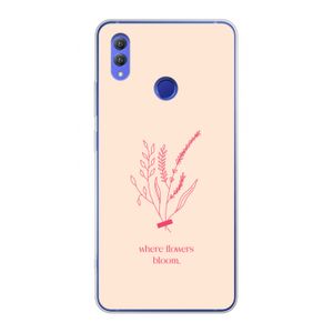 Where flowers bloom: Honor Note 10 Transparant Hoesje