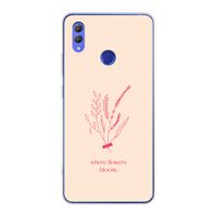 Where flowers bloom: Honor Note 10 Transparant Hoesje