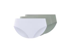 esmara 3 dames slips (Groen/wit, M (40/42))