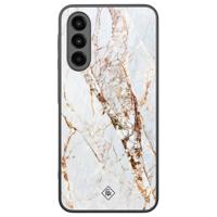 Samsung Galaxy A26 hoesje - Marmer goud