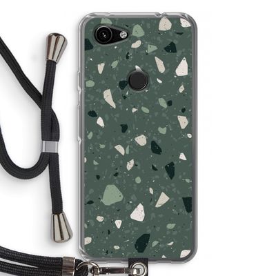 Terrazzo N°19: Pixel 3a Transparant Hoesje met koord
