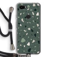 Terrazzo N°19: Pixel 3a Transparant Hoesje met koord