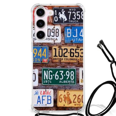 Samsung Galaxy S23 Anti-shock Hoesje met foto Kentekenplaten Samsung Galaxy S23 Anti-shock Hoesje met foto Kentekenplaten