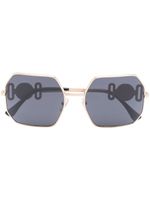 Versace Eyewear lunettes de soleil Temple - Or