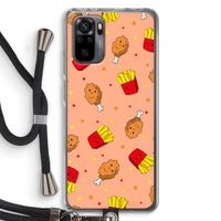Chicken 'n Fries: Xiaomi Redmi Note 10 Pro Transparant Hoesje met koord