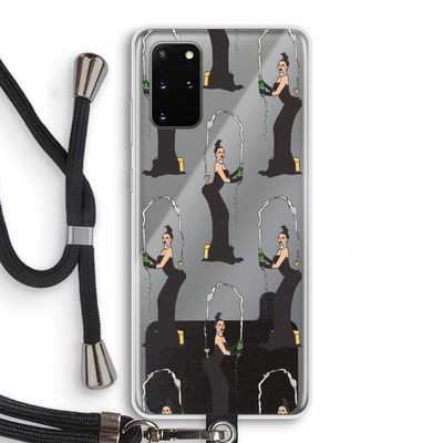 Pop Some Kim: Samsung Galaxy S20 Plus Transparant Hoesje met koord
