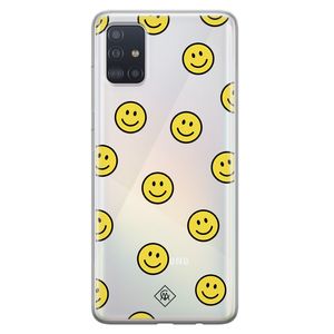 Samsung Galaxy A71 siliconen hoesje - Smileys