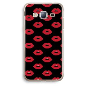 Lips: Samsung Galaxy J3 (2016) Transparant Hoesje