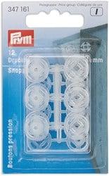 Prym Aannaaidrukknopen Rond Transparant 13 mm