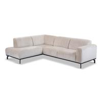 Haluta Hoekbank Sittard - 256 x 188 x 77 cm - Beige - Links