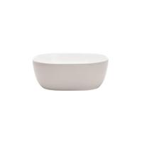 Crosswater Real opbouw waskom vierkant 41x41x14.5cm zonder overloop porselein wit CT4071UCW