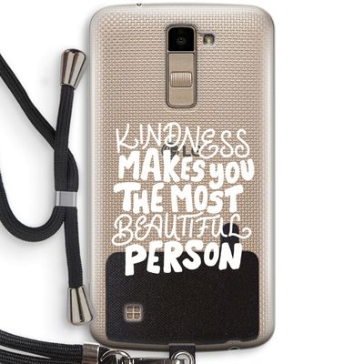 The prettiest: LG K10 (2016) Transparant Hoesje met koord