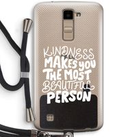 The prettiest: LG K10 (2016) Transparant Hoesje met koord