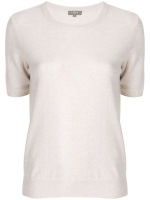 N.Peal round neck T-shirt - Tons neutres