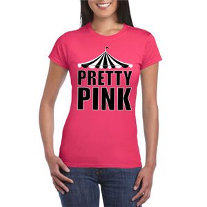 Circus t-shirt roze Pretty Pink dames