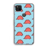 Dinosawrr: Google Pixel 4a Transparant Hoesje Dinosawrr: Google Pixel 4a Transparant Hoesje